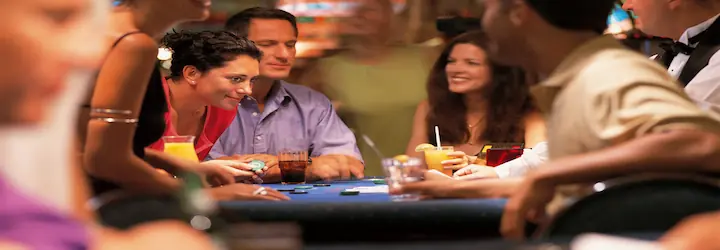 Couple on Casino Table