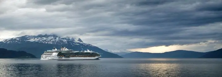 Cruise ship in Alaska