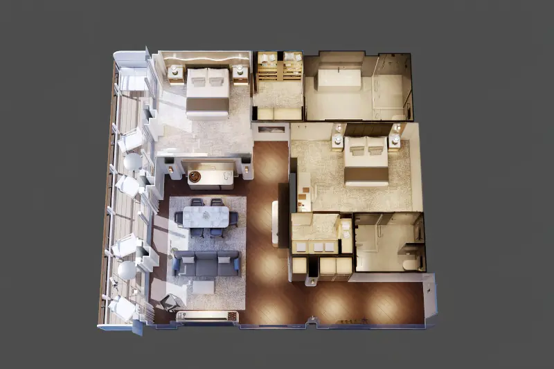 Sun Princess Sky Suite Layout