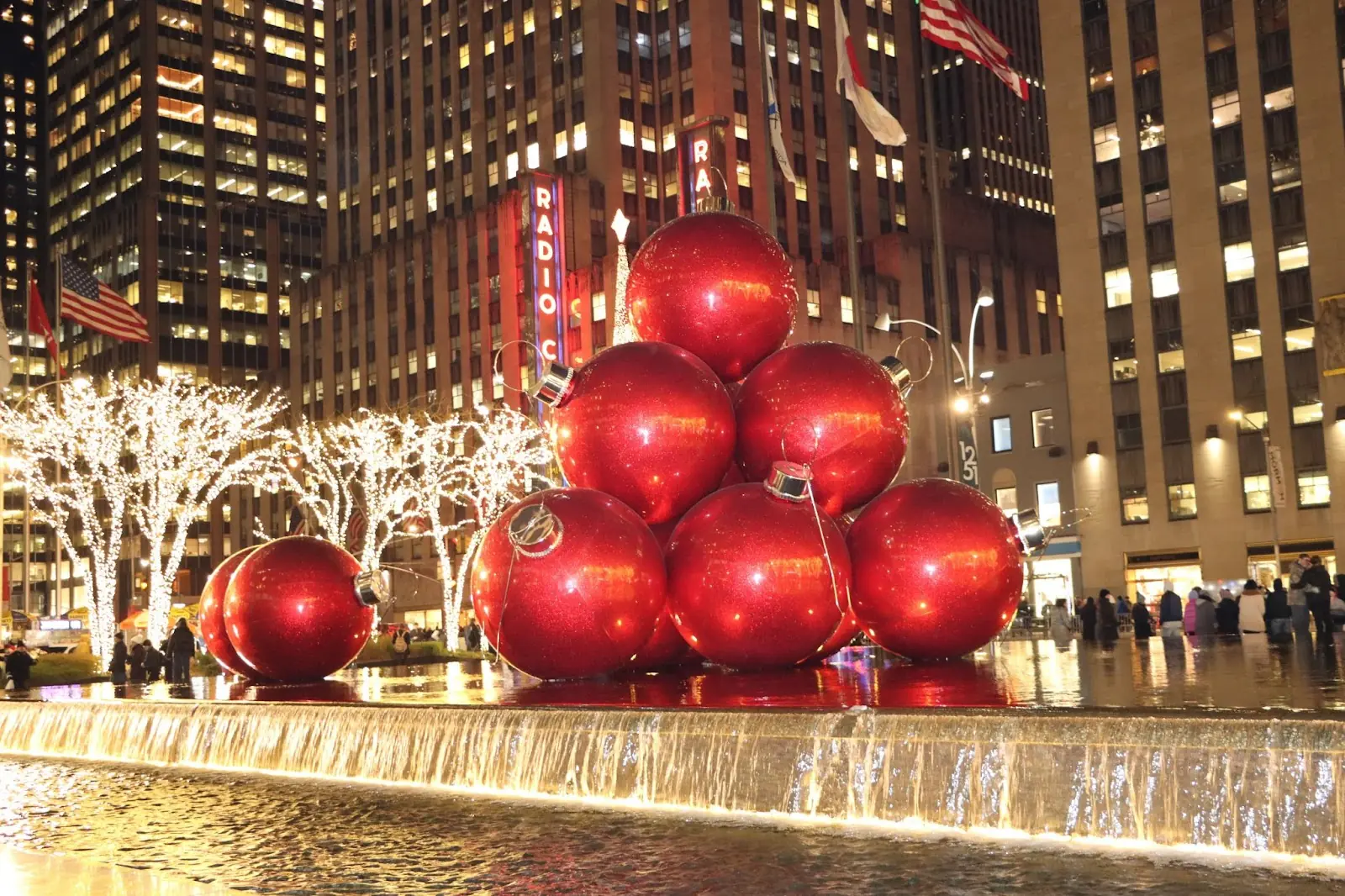 Christmas display in New York