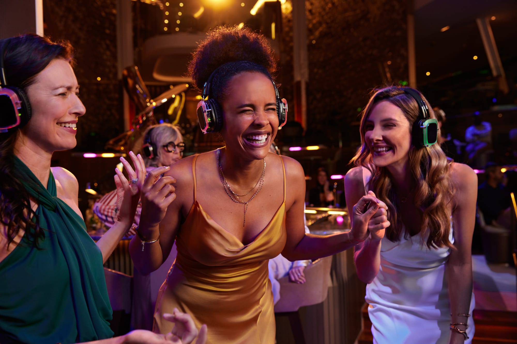 A silent disco with Celebrity Cruises