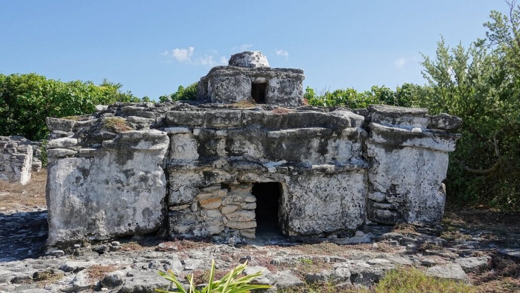 El Cederal ruins in Cozumel, Mexico