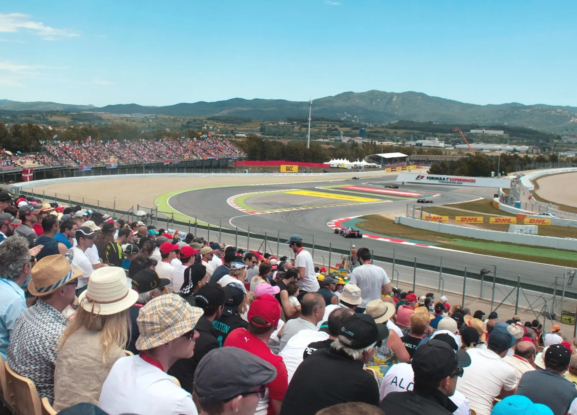 Fans at the Spanish Grand Prix