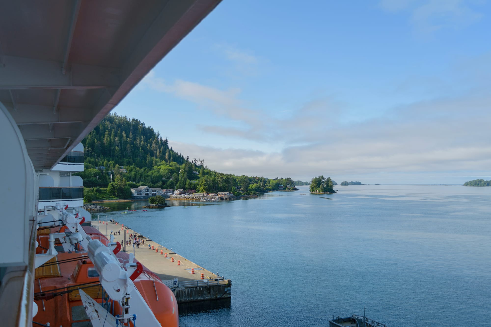 Sitka Sound Cruise Terminal, Alaska (from Holland America Line cruise ship)