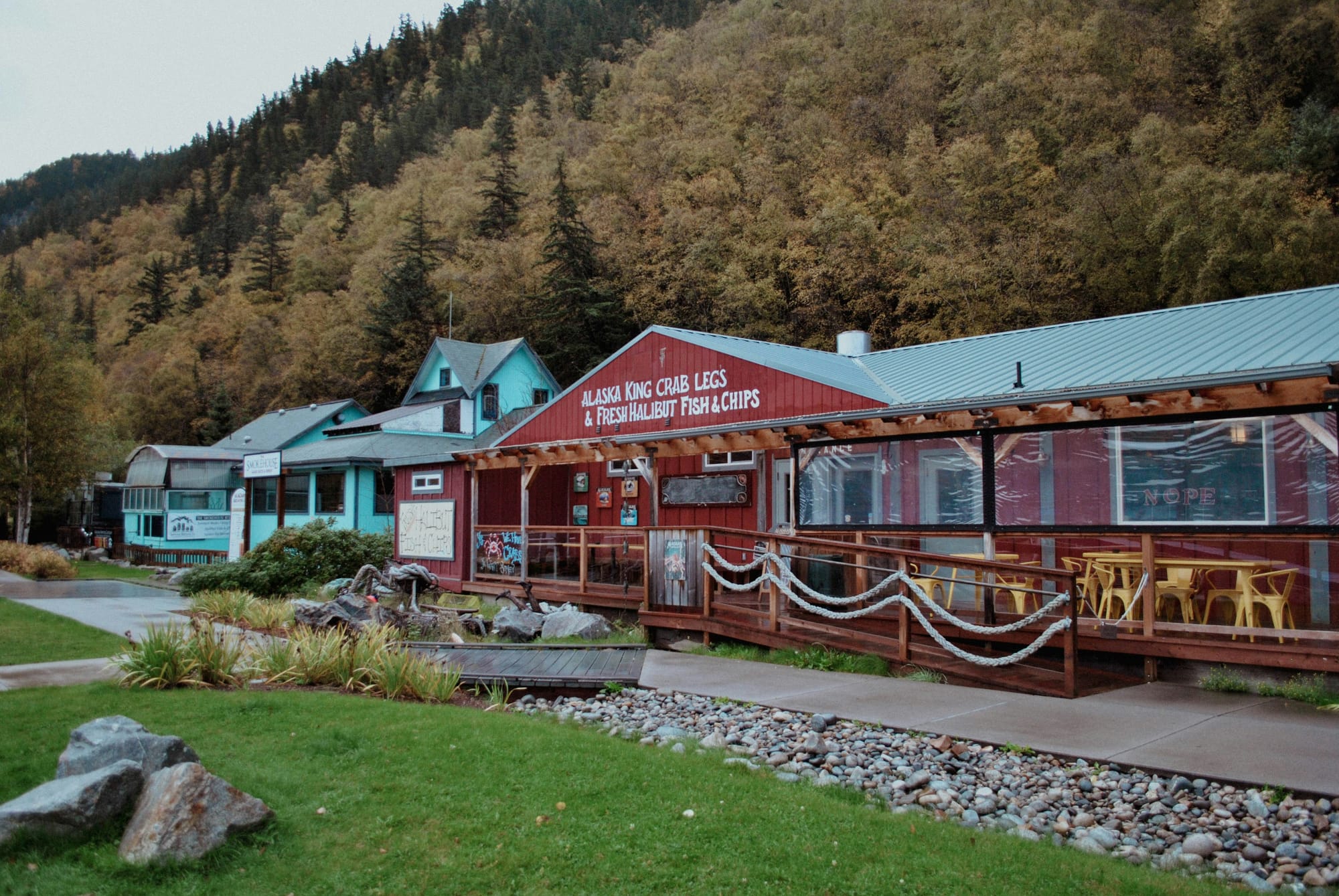 An accessible seafood restaurant in Skagway, Alaska