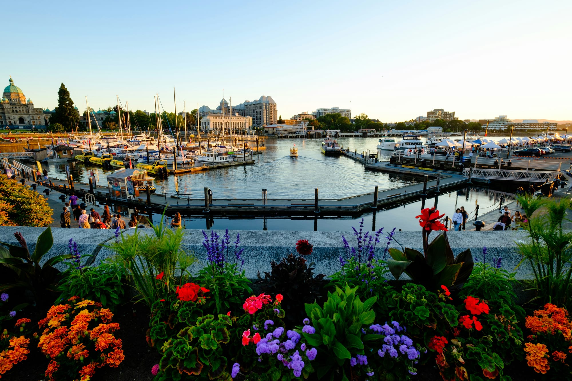 The waterfront in Victoria, British Columbia