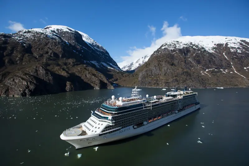 Celebrity Solstice at the Tracy Arm Fjord 