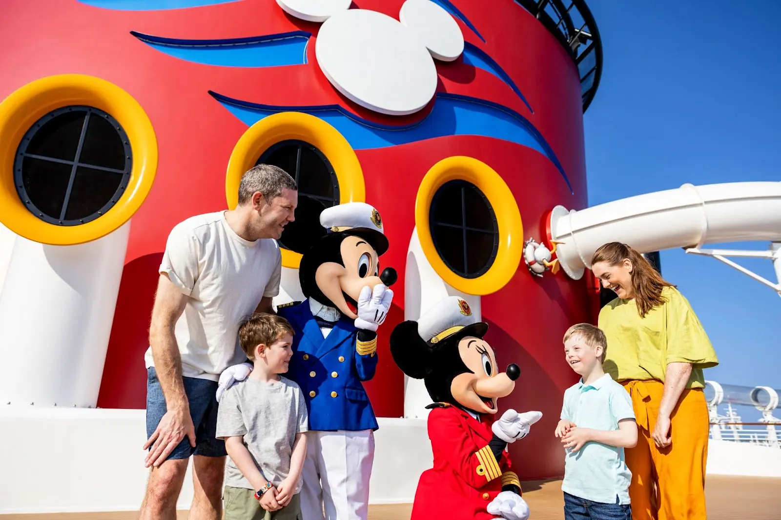 Family on a Disney cruise © 2024 Disney. All Rights Reserved. Ships’ Registry: The Bahamas.