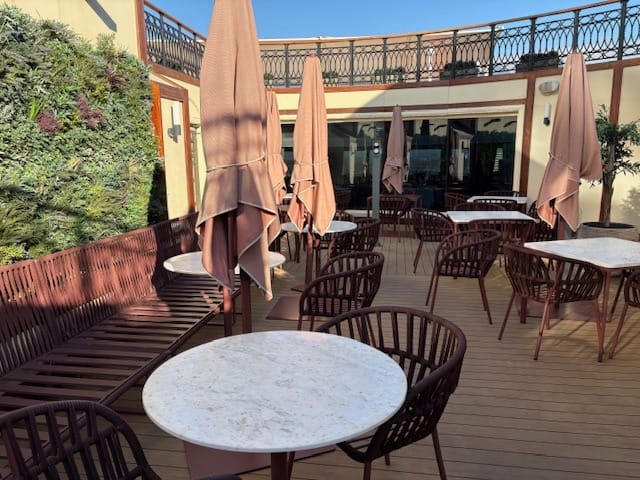 Grill Suite private terrace area