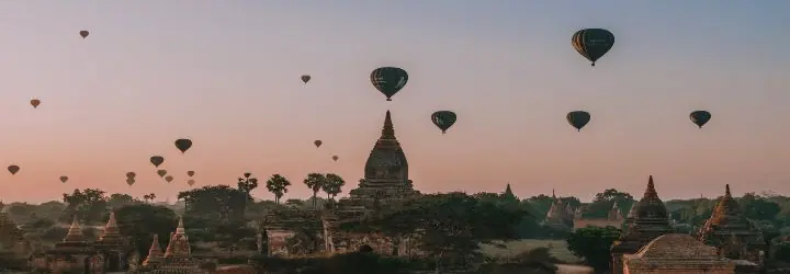 Burma at Sunset