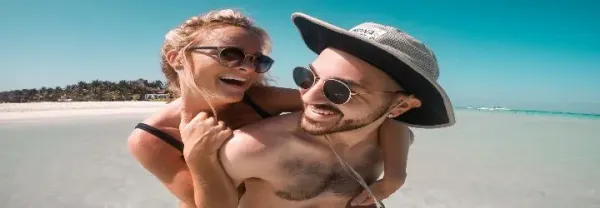 Couple Having Fun on Holiday