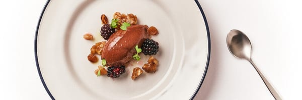 A sweet vegan dessert from Cunard