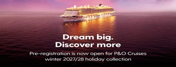 P&O Cruises Winter 2027/28 Launch