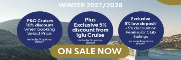 P&O winter 2027/28 collection
